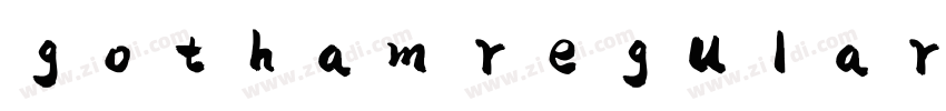 gotham regular常规字体转换